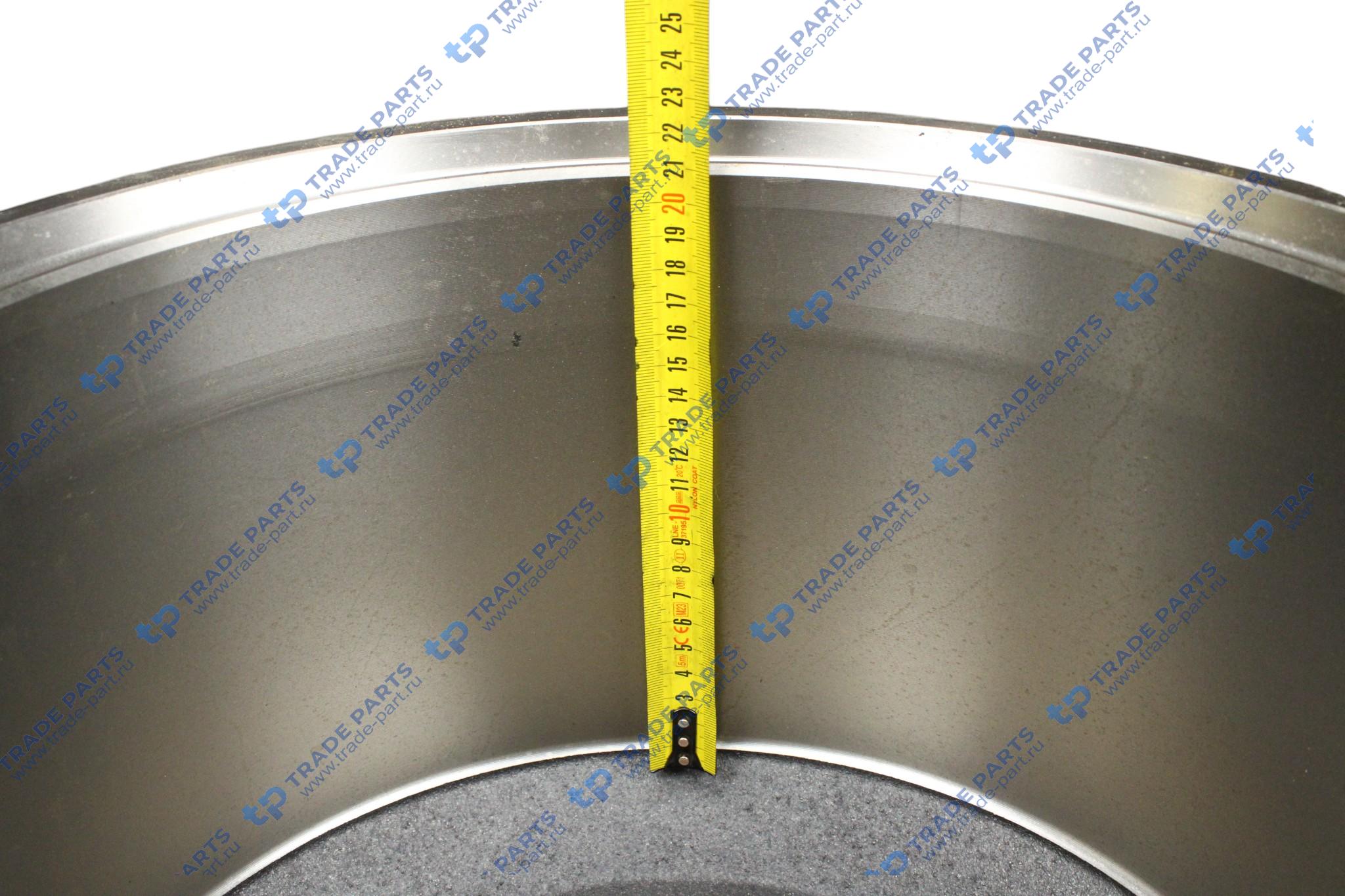 Реальная фотография барабан тормозной bpw полуприцепа (360x200/209 h=263 d=190/225) (1шт.) пр-во турция