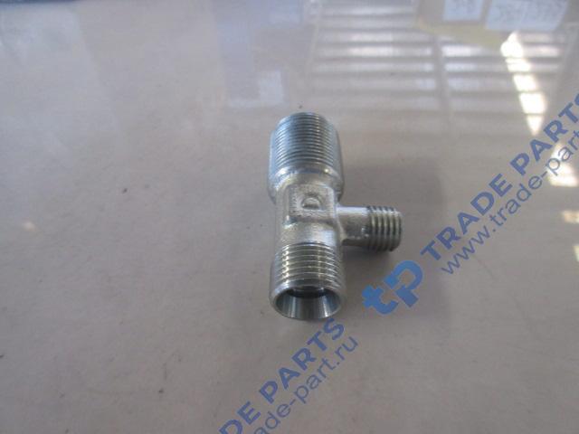 Реальная фотография штуцер пневматический т-образный с наконечником m22x1,5 / m12x1,5 / m18x1,5 howo t5g, sitrak c7h
