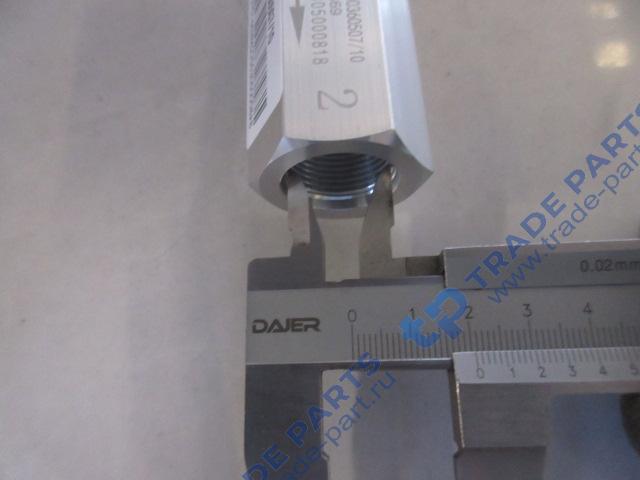 Реальная фотография клапан обратный ресивера м22 howo t5g, sitrak c7h