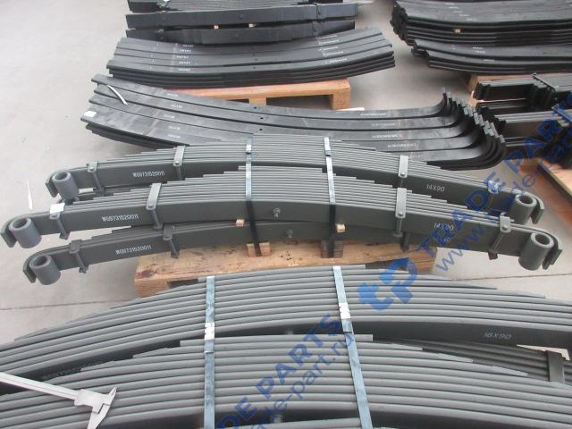 Реальная фотография рессора передняя в сборе 14 листов 8x4 14x90