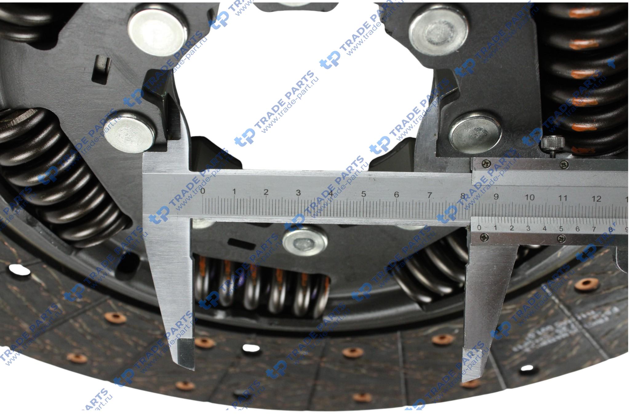 Реальная фотография диск сцепления без шлицов man tga, tgs, tgx d2066lf, d2676lf zf ecosplit 3 manuel 400 mm. twin disc