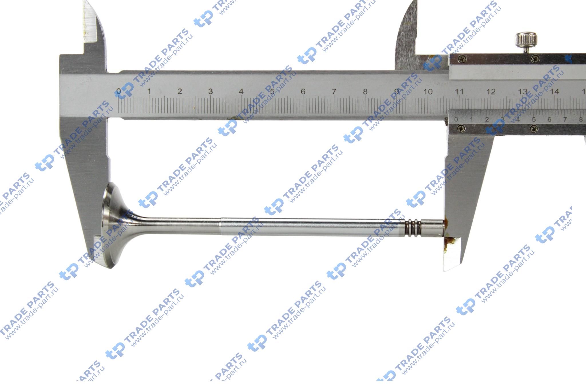 Реальная фотография клапан впускной mb om651 6x28.5x109.2 45° (a651 053 01 01)