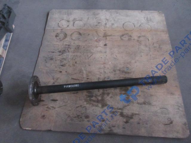 Реальная фотография полуось левая заднего моста mcy13 sitrak качество о