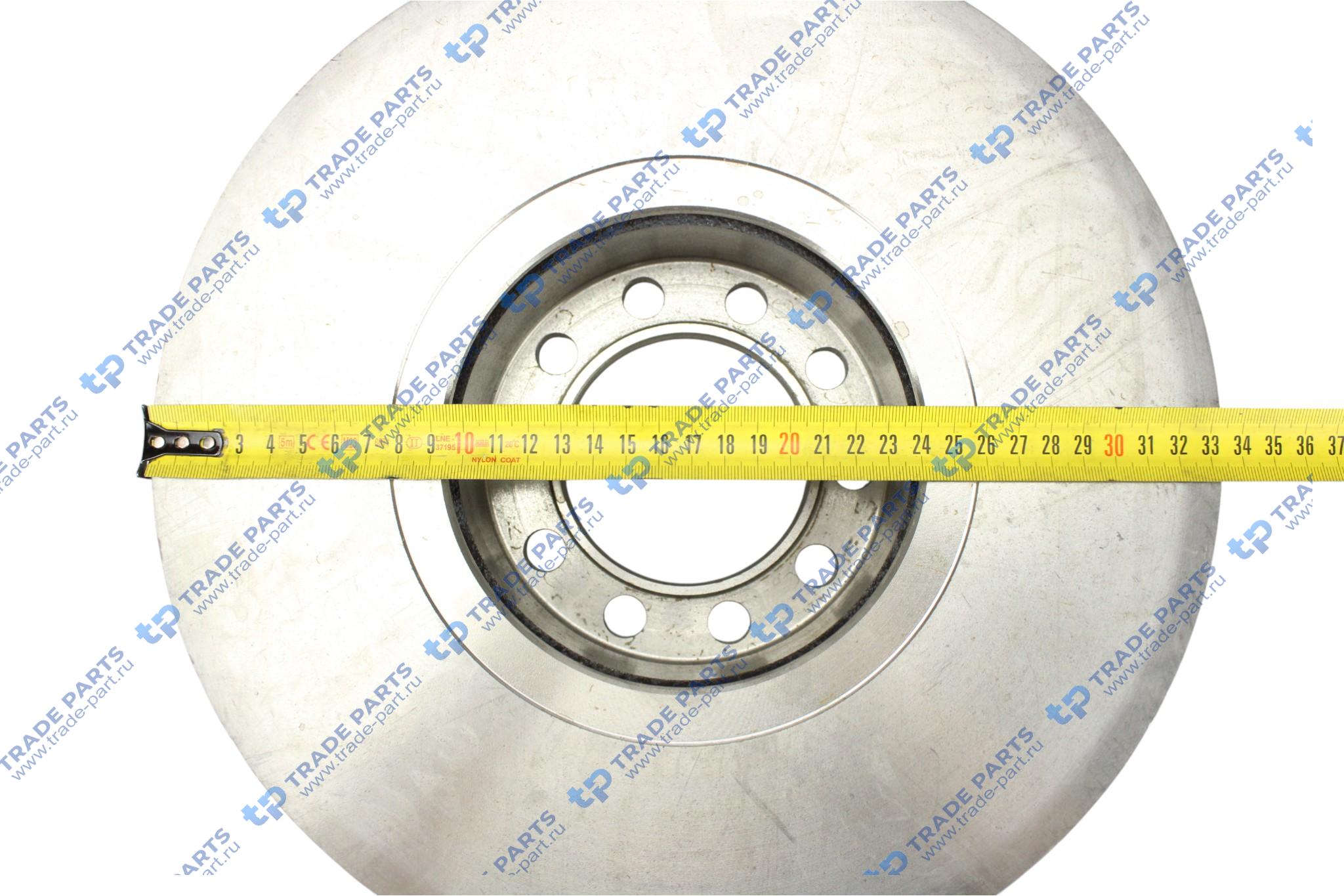 Реальная фотография диск тормозной man tgl передний 334,7х34мм пр-во турция