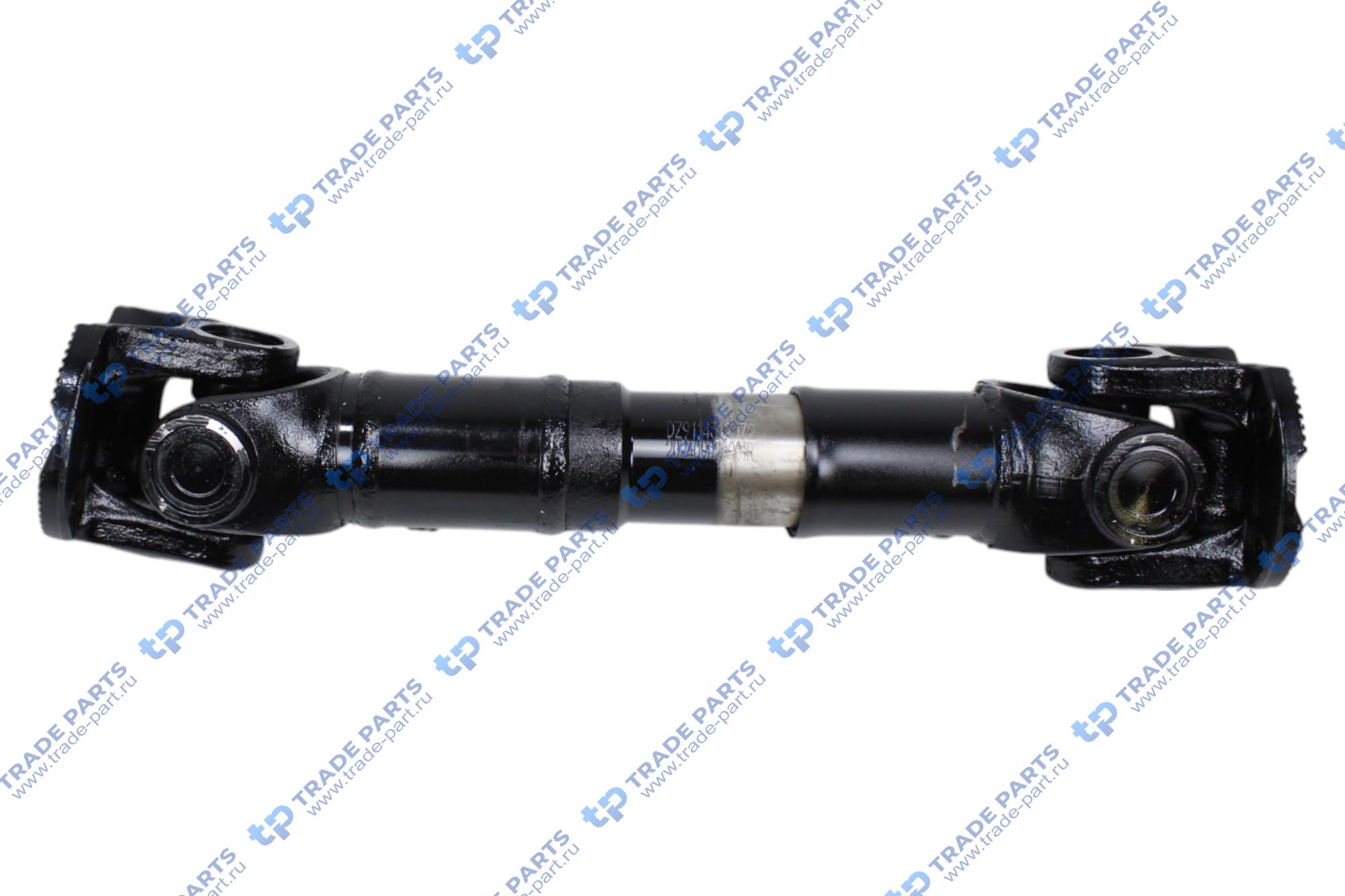 Вал карданный межосевой L=720 фланцы 180x4x57 усиленный SHAANXI DZ9114312072