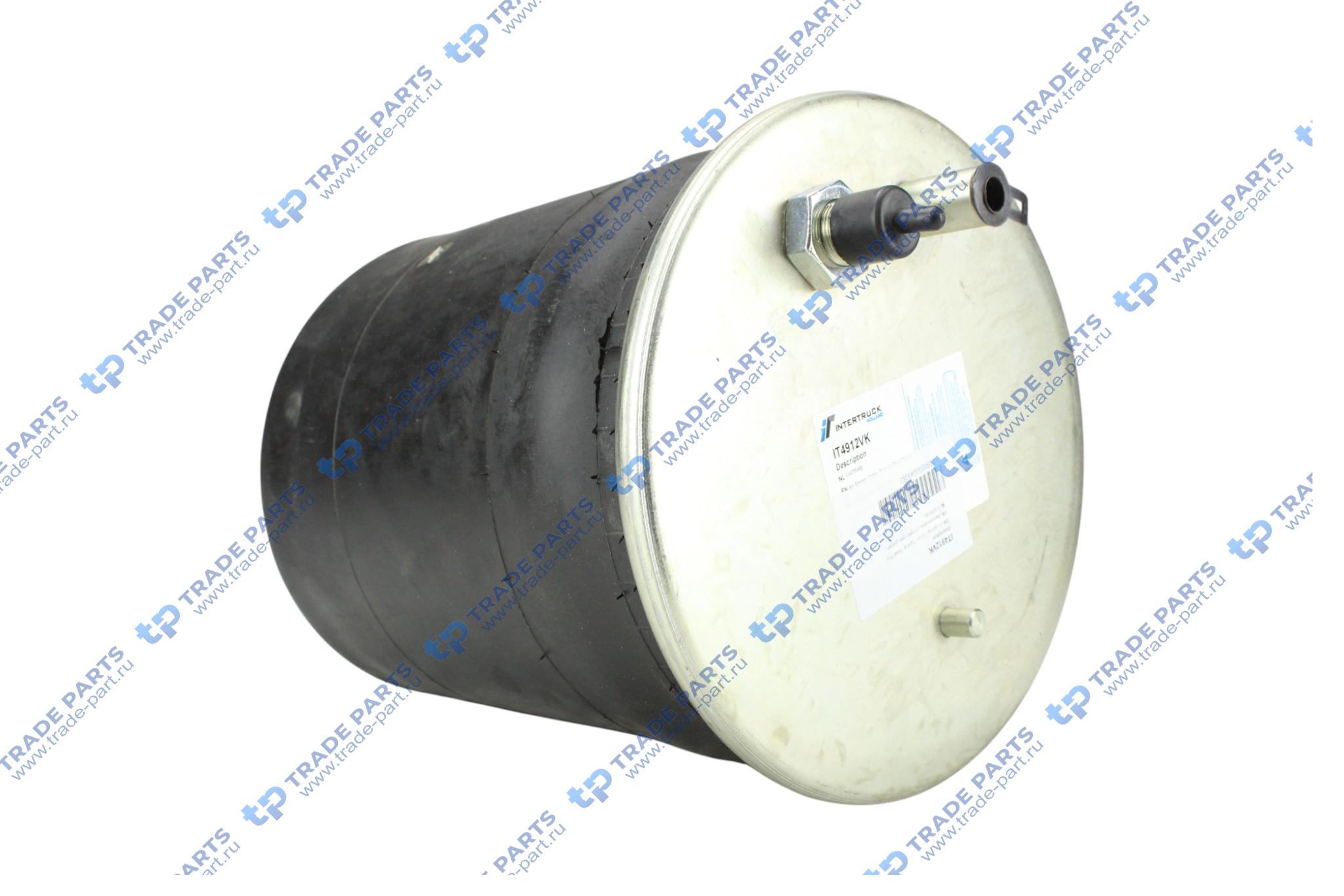 Реальная фотография пневморессора renault (со стаканом) (1шп.m16, 2шп-штуцер m16+m24мм)