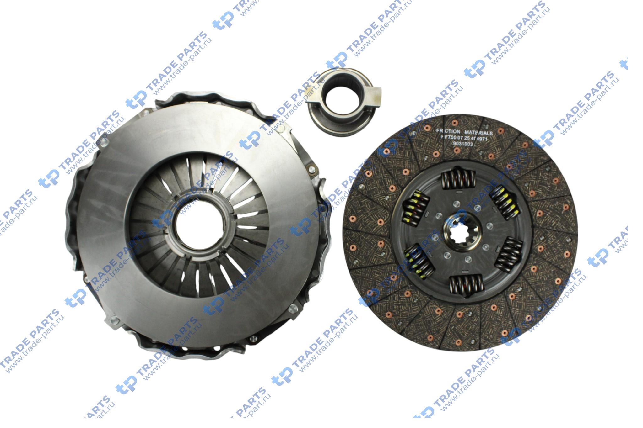 Реальная фотография комплект сцепления ford ecotorq 12,7 zf 16s2230 430 mm.