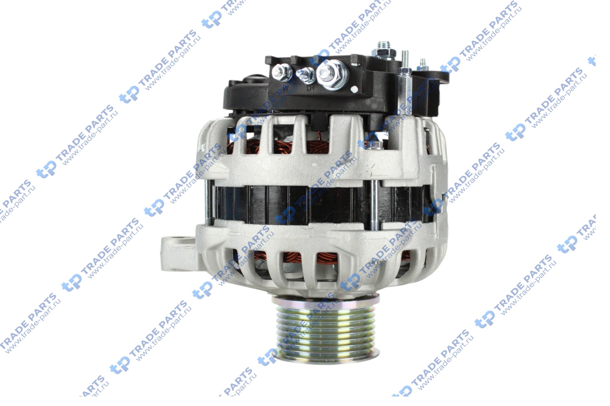 Реальная фотография генератор 28v  80a wp10/wp12 shacman x3000 (8-ми ручейковый) huatai