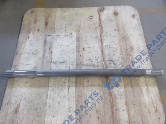 Реальная фотография полуось моста левая со шлицами блокировки faw j6 3250,3310,3250