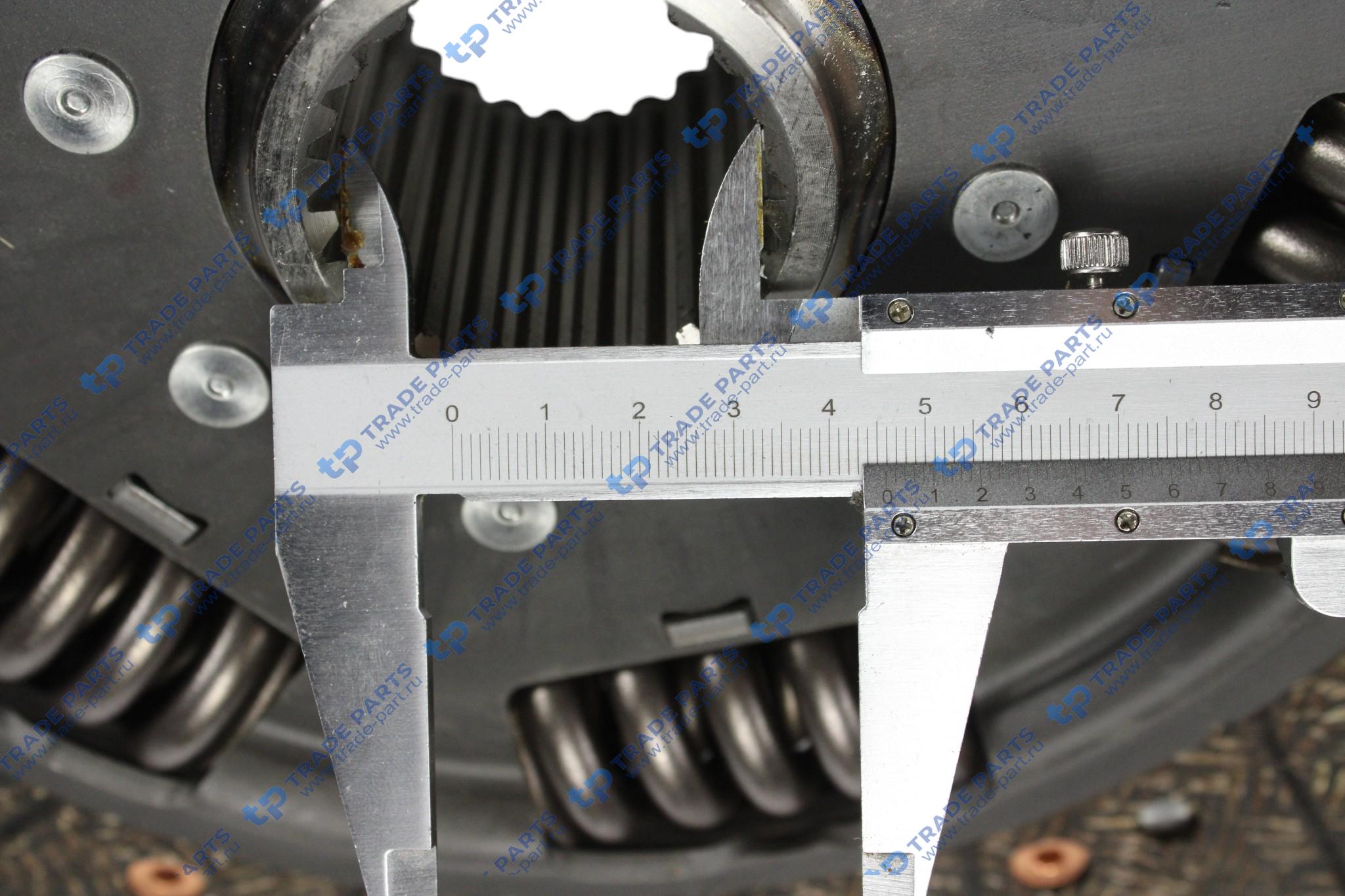 Реальная фотография диск сцепления scania dc9/11/12,dsc9/11/12/14,dt12 grs920 r (k432-33/35/39) 430 mm.