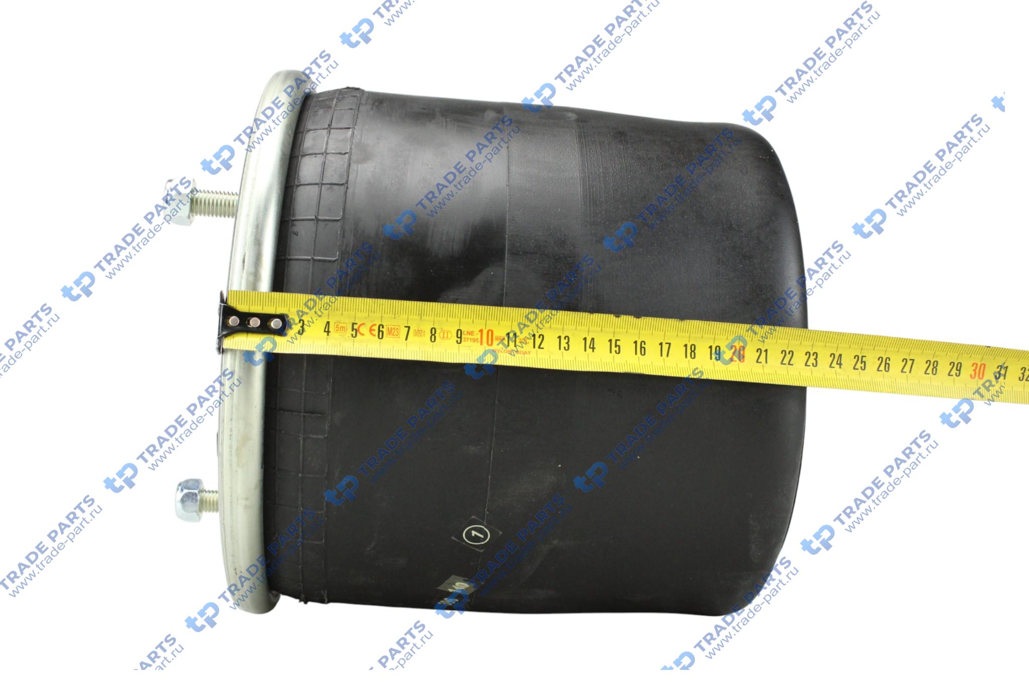 Реальная фотография пневморессора со стаканом (пластик) 2шп.-m12 + 1шп.-штуц.-m22