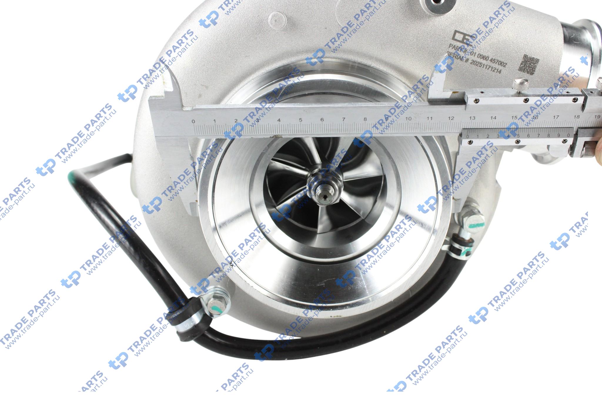 Реальная фотография турбокомпрессор mb axor, камаз-5490 (om457la, 428 hp) euro 4