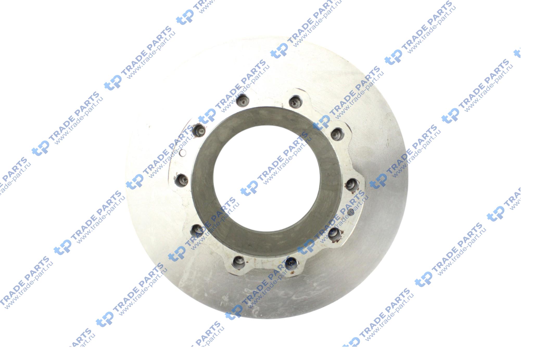 Реальная фотография диск тормозной 335*176*34 man l2000/tgl пр-во турция