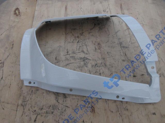 Реальная фотография накладка фары левая chenglong h7