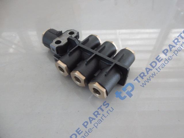 Реальная фотография клапан распределительный пневмосистемы 7 выходов shacman x3000/x5000