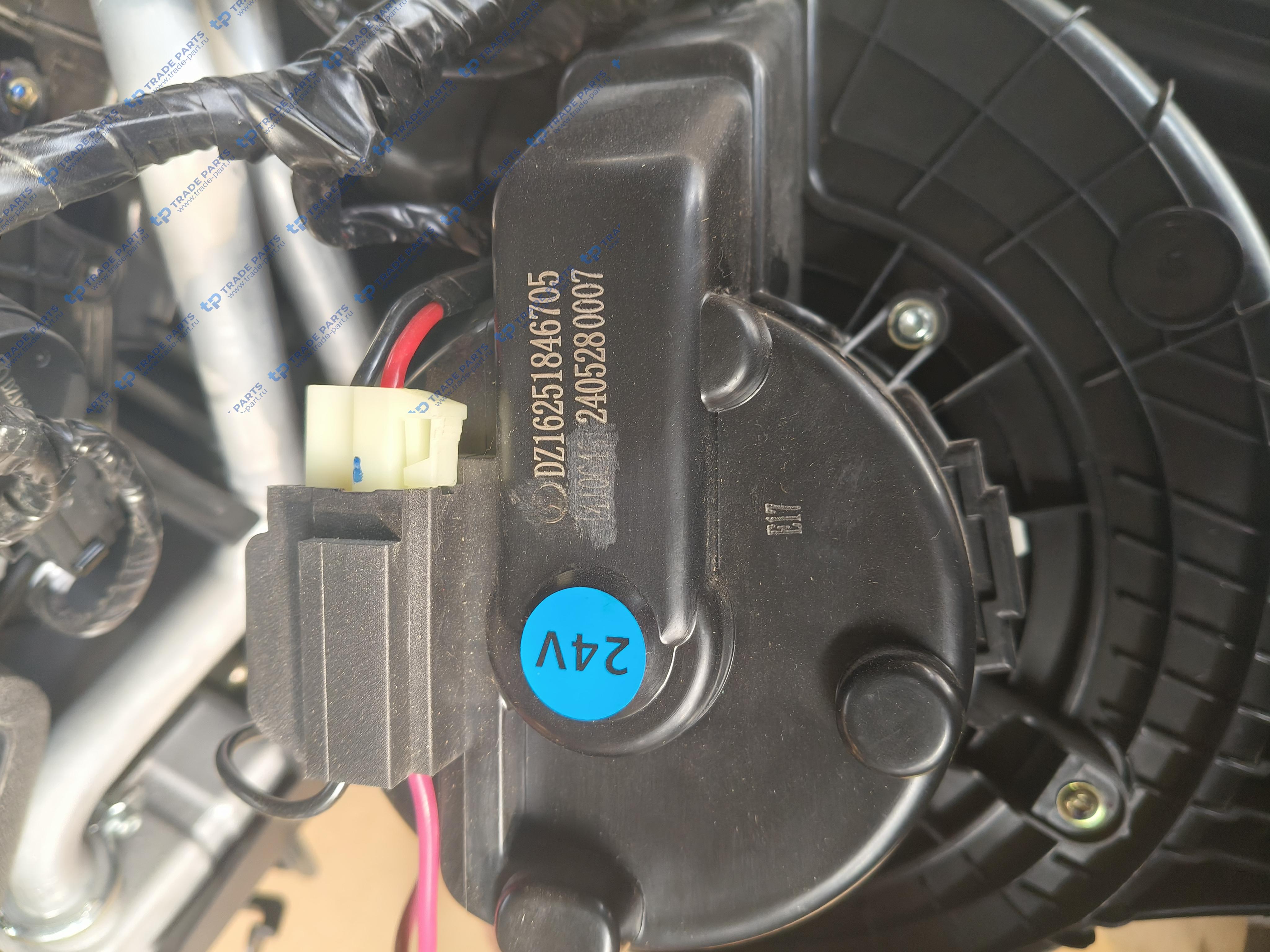 Реальная фотография отопитель в сборе shacman x6000