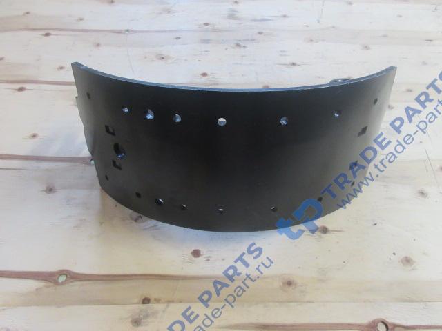 Реальная фотография колодка тормозная передней оси (14 отв., без накладок) для faw j6