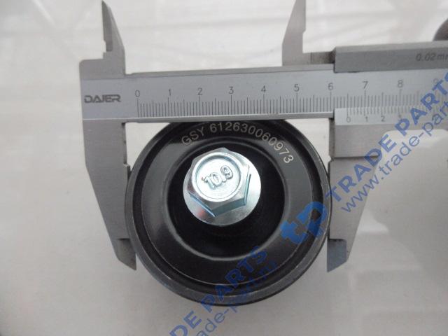 Реальная фотография ролик натяжной wp12/wp13 гладкий (обводной) 12pk 612630060973/612630061100