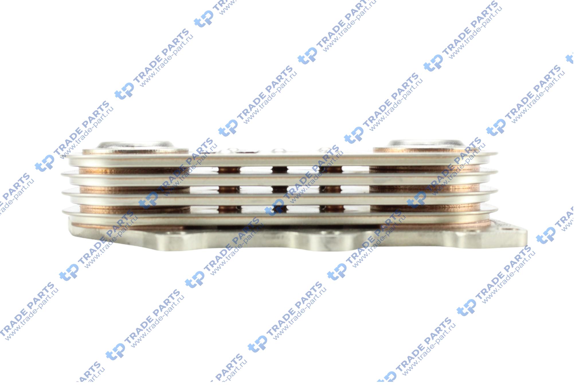 Реальная фотография радиатор масляный man d0834 (4 ребра)