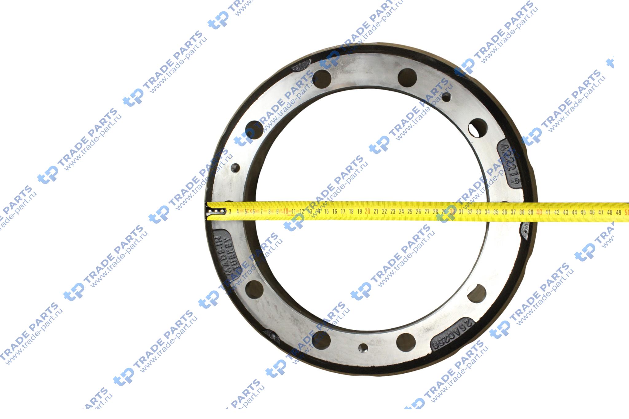 Реальная фотография барабан тормозной mb 410x181 передний actros пр-во турция