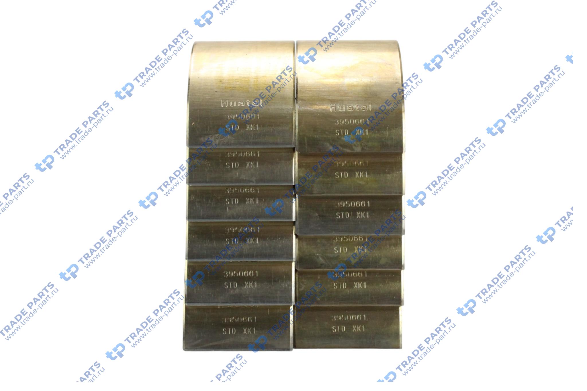 Реальная фотография вкладыши шатунные (комплект 12 шт) 6ct 3950661 huatai