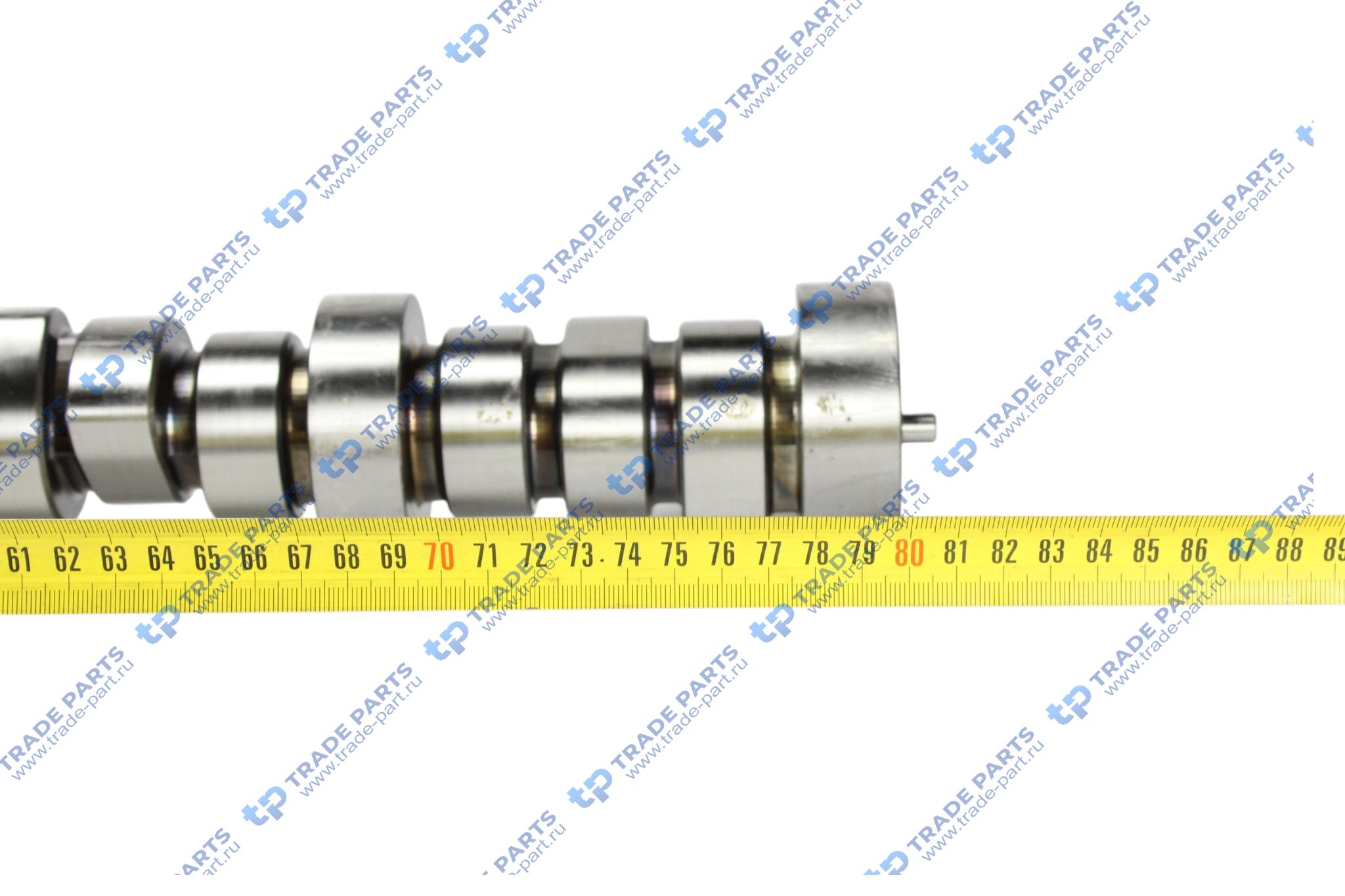 Реальная фотография вал распределительный с шестерней mercedes om906la om926la l=817,5 мм.