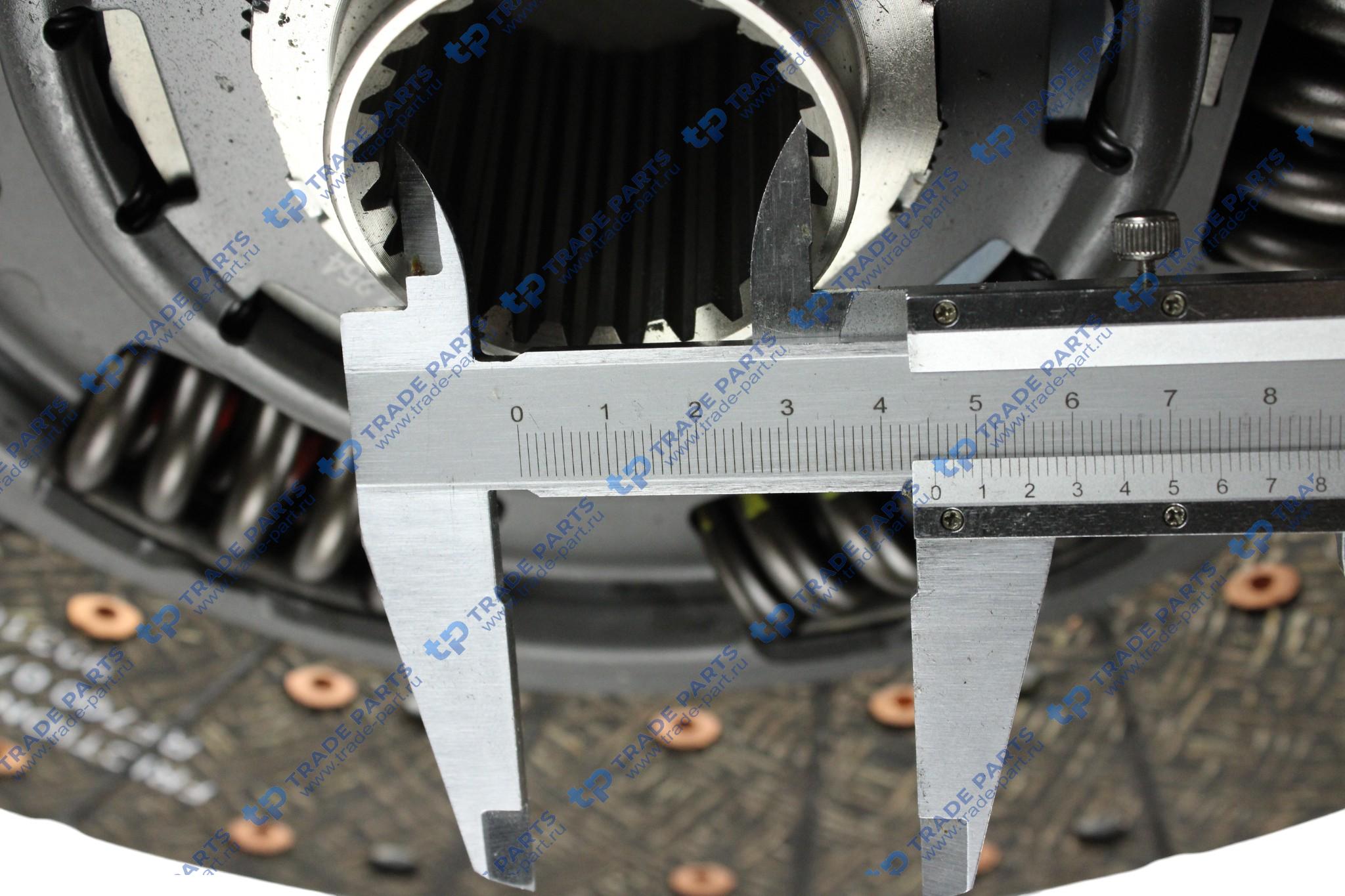 Реальная фотография диск сцепления scania p, g, r, t dc9/11/12,dsc9/11/12/14,dt12 grs905 r (k432-36/37 /62) 430 mm.