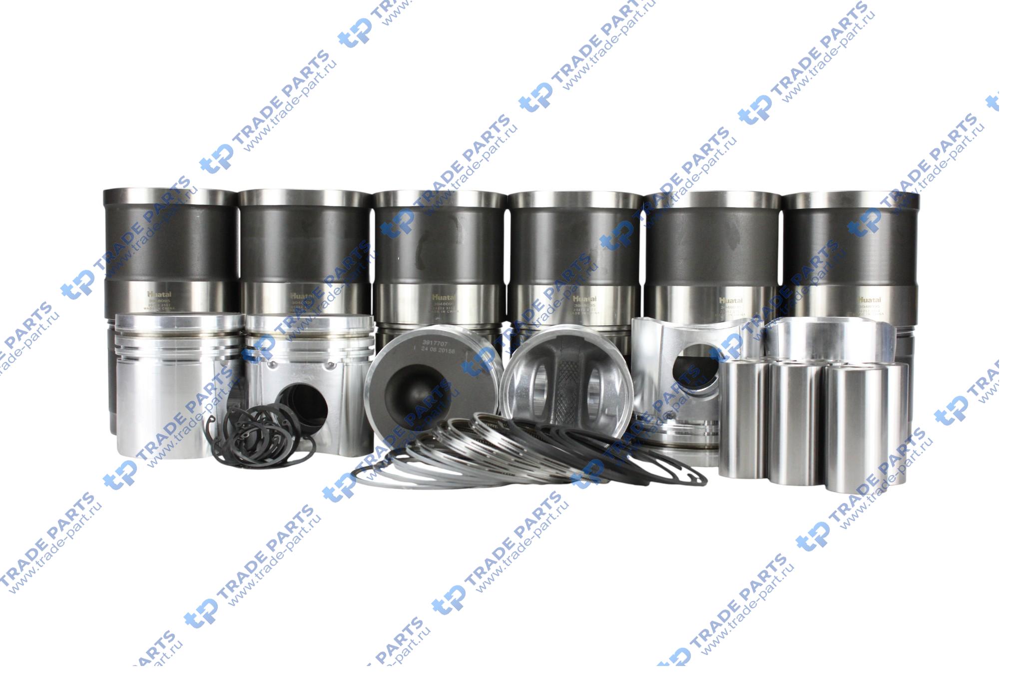 Реальная фотография поршневая группа  6ctc  3917707 huatai