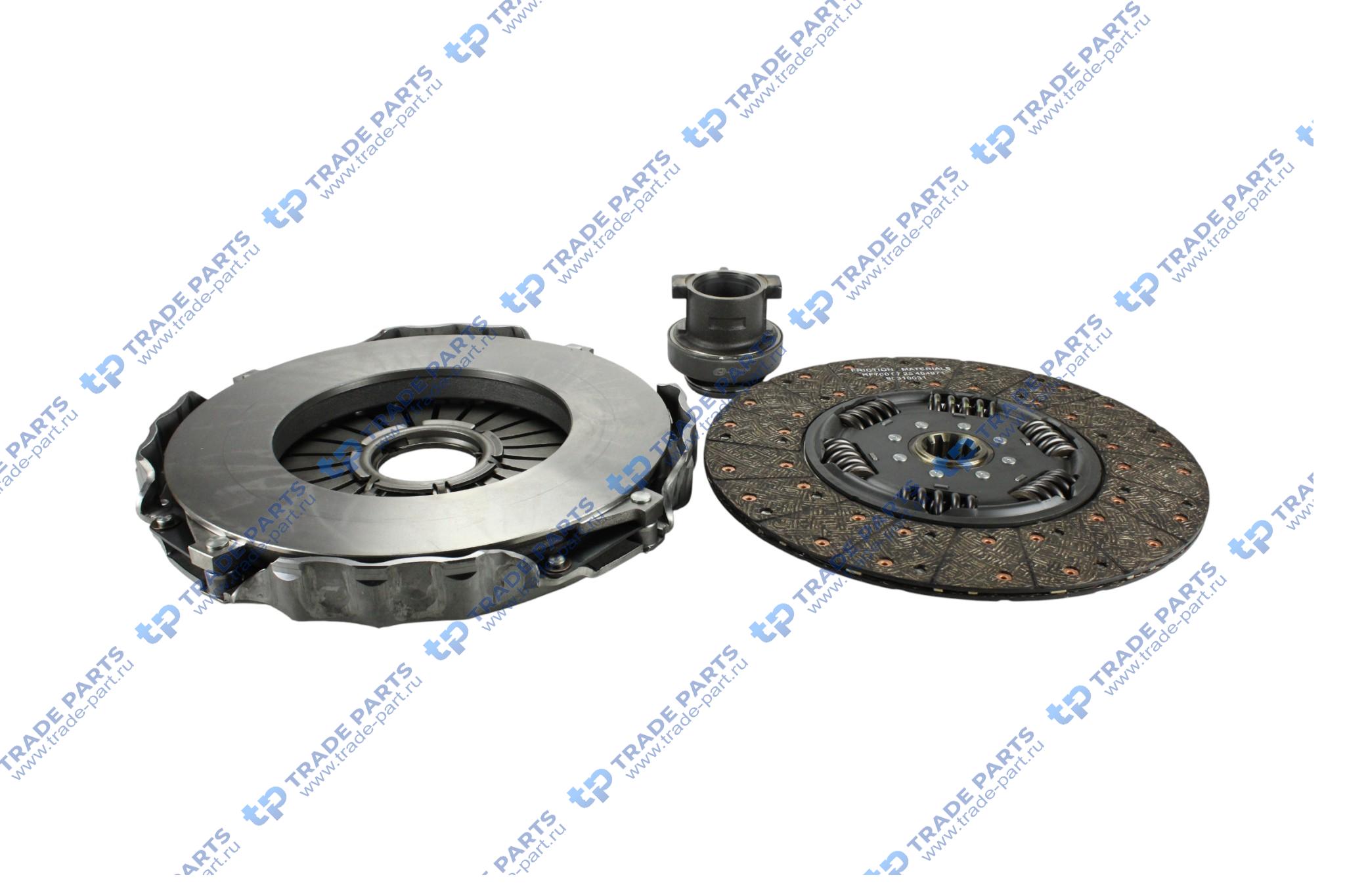 Реальная фотография комплект сцепления man tgs, tgx (euro 6) d2676lfl zf 16s253 od amt 430mm.