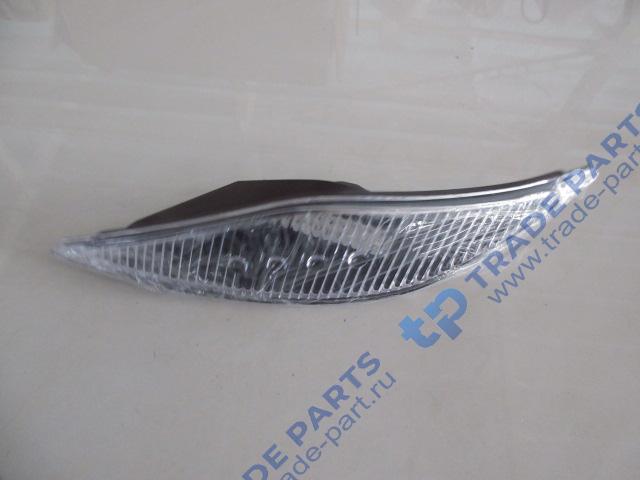 Реальная фотография фонарь на козырек x3000, белый, левый