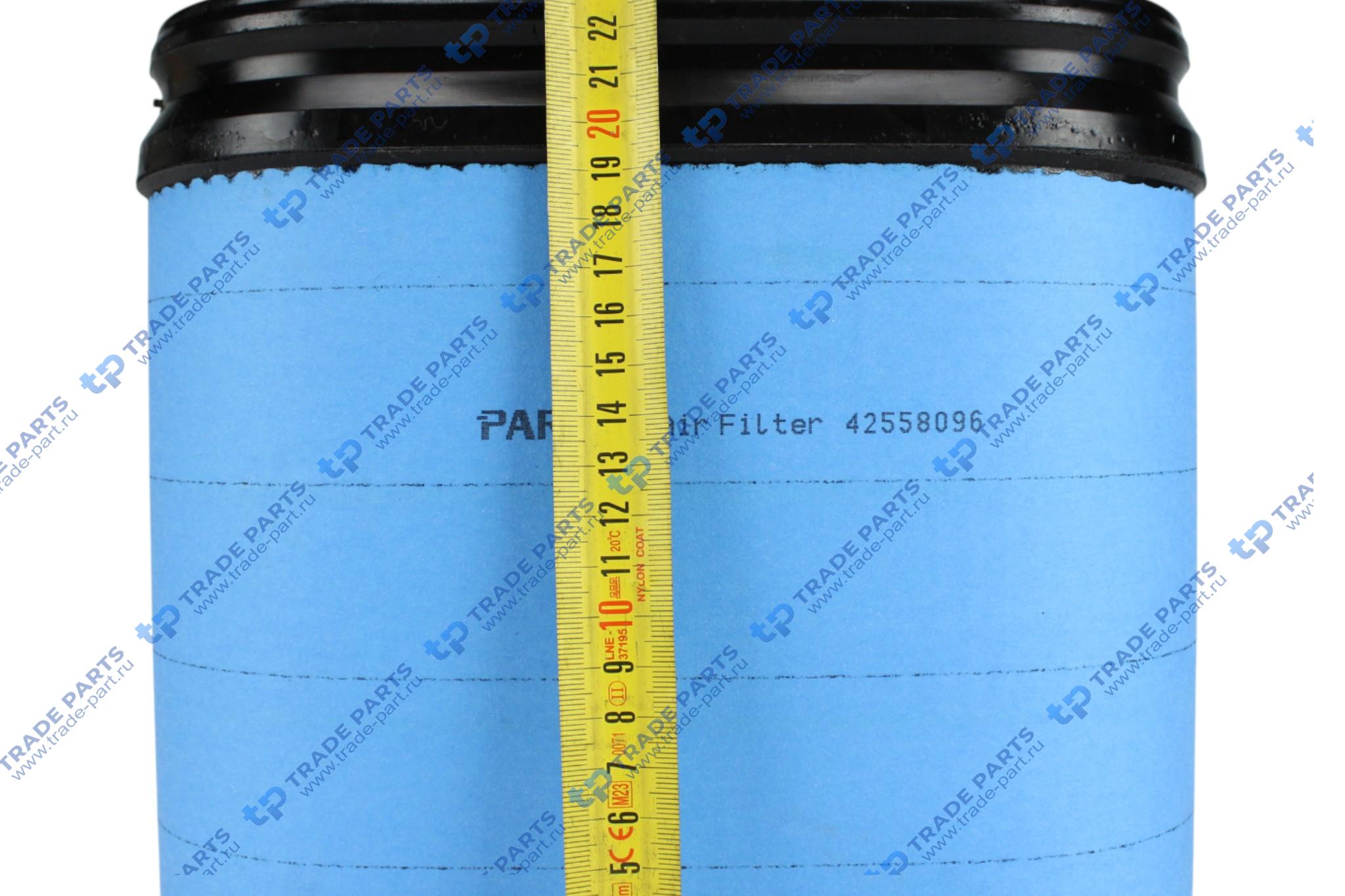 Реальная фотография фильтр воздушный 235x255x123 овальн. iveco eurocargo