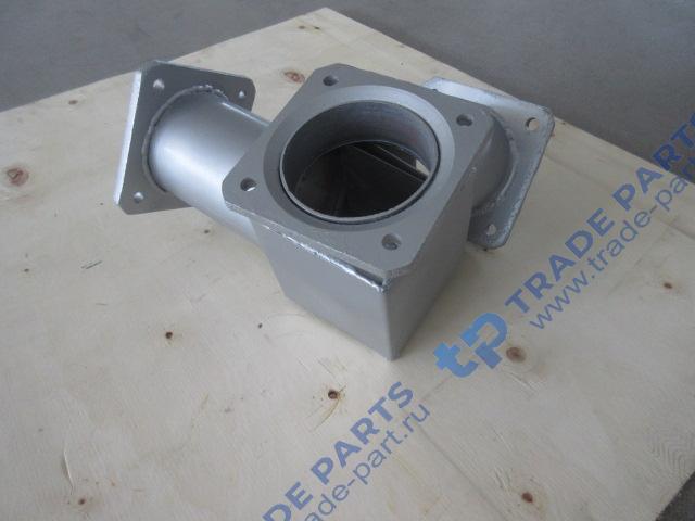 Реальная фотография гофра (тройник выхлопной системы) shaanxi dz93259540030/dz93259540500