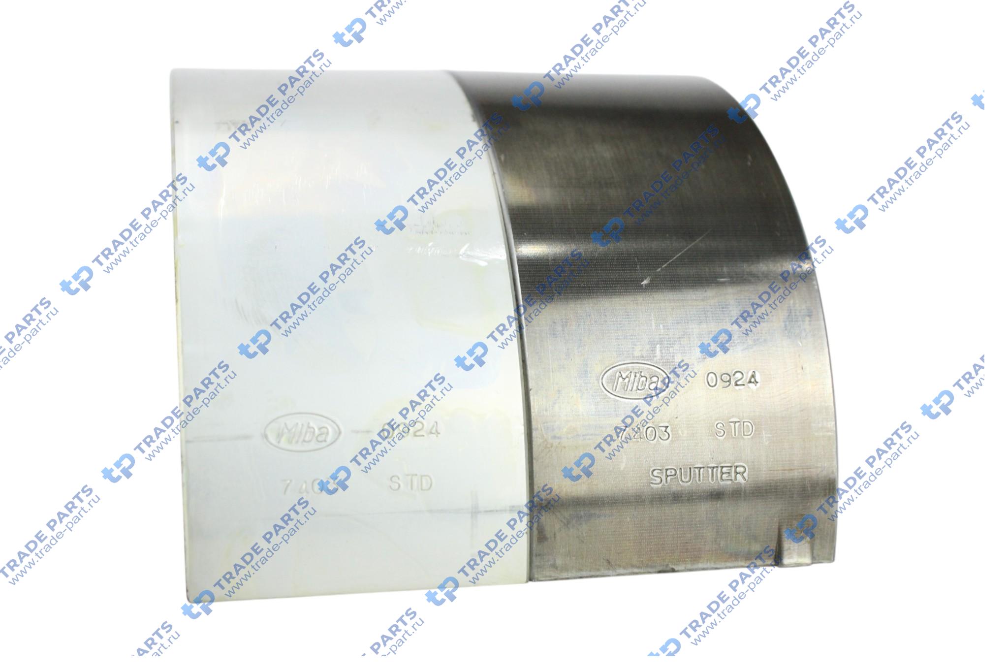 Реальная фотография вкладыши шатунные mb om502la/om457 euro 4 std к-т на шейку (новый образец, ширина 34,3 мм)