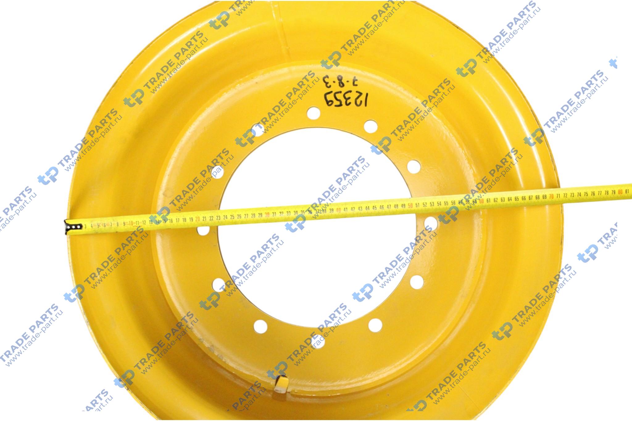Реальная фотография диск колесный 17,5-25, 12 шпилек foton fl936f