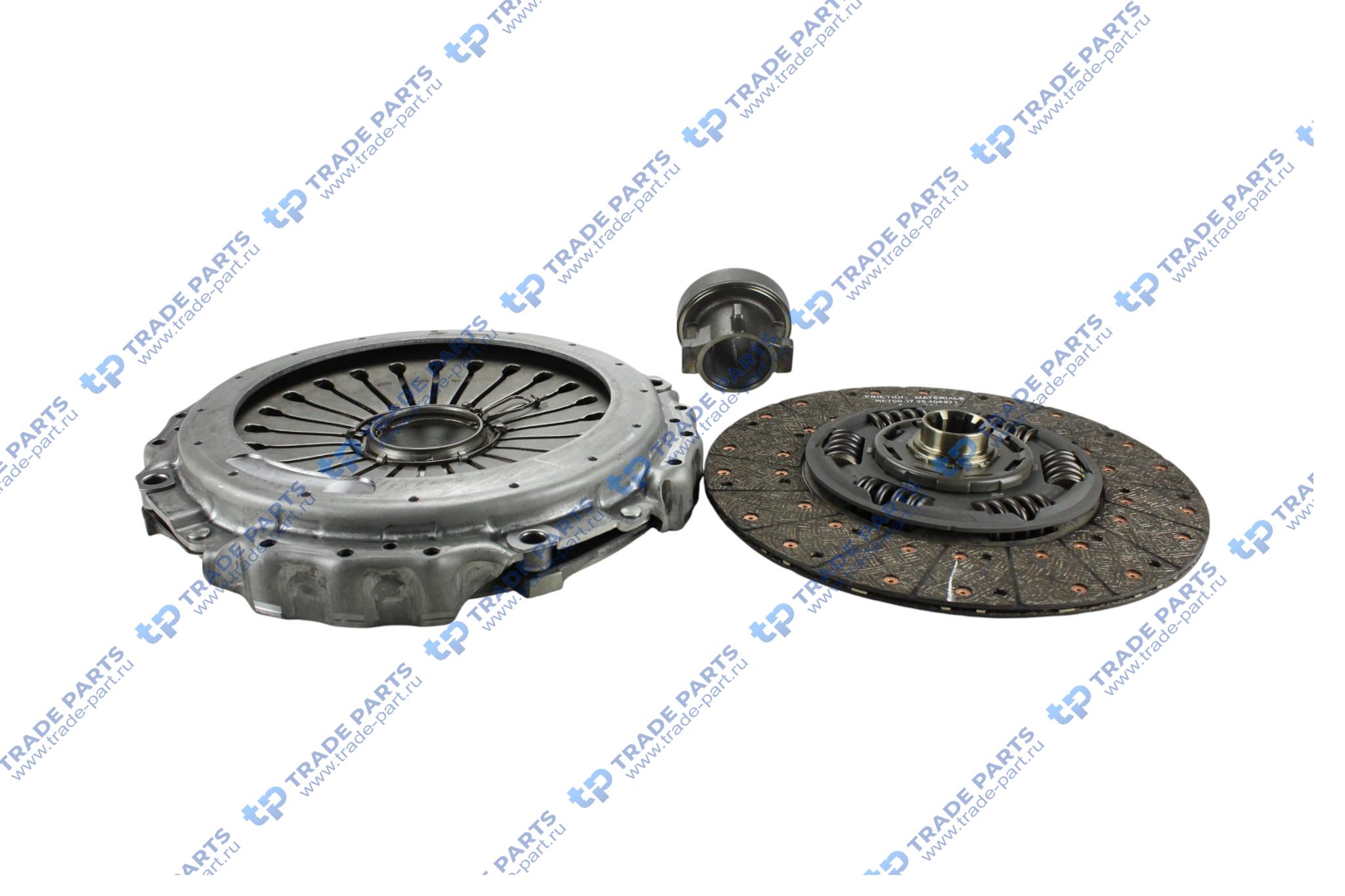 Реальная фотография комплект сцепления man tgs, tgx (euro 6) d2676lfl zf 16s253 od amt 430mm.