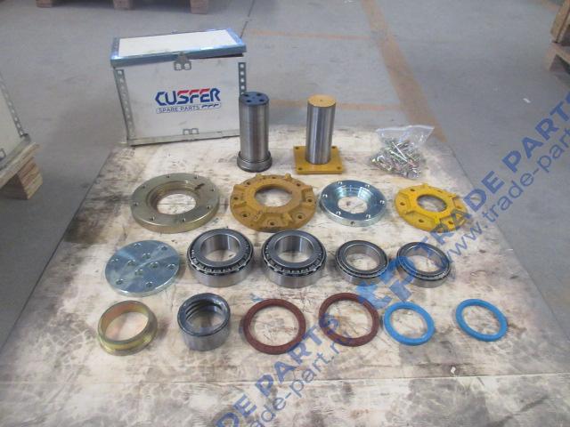 Реальная фотография ремкомплект сочленения полурам (в сборе верх+низ) foton fl956fn