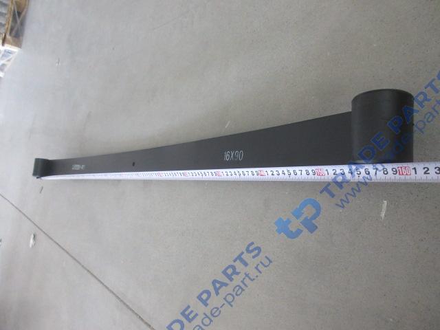 Реальная фотография лист передней рессоры 6х4 №1 16x90