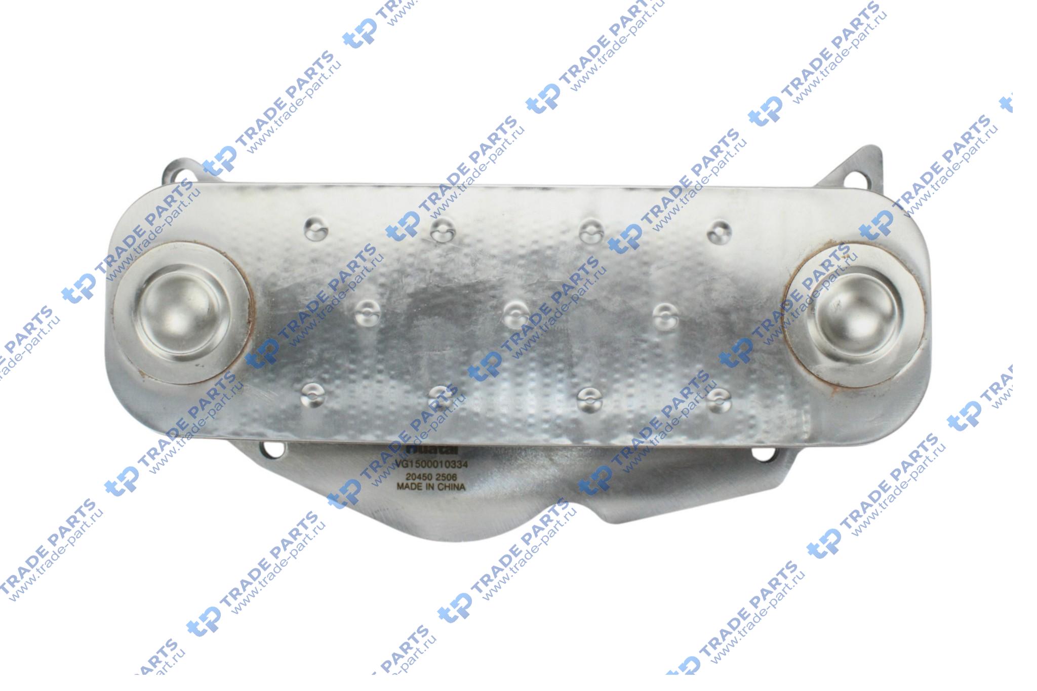 Реальная фотография радиатор масляный (маслоохладитель) теплообменник vg1500010334/az1500010334 huatai