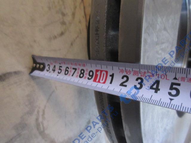 Реальная фотография диск тормозной задний shacman x6000