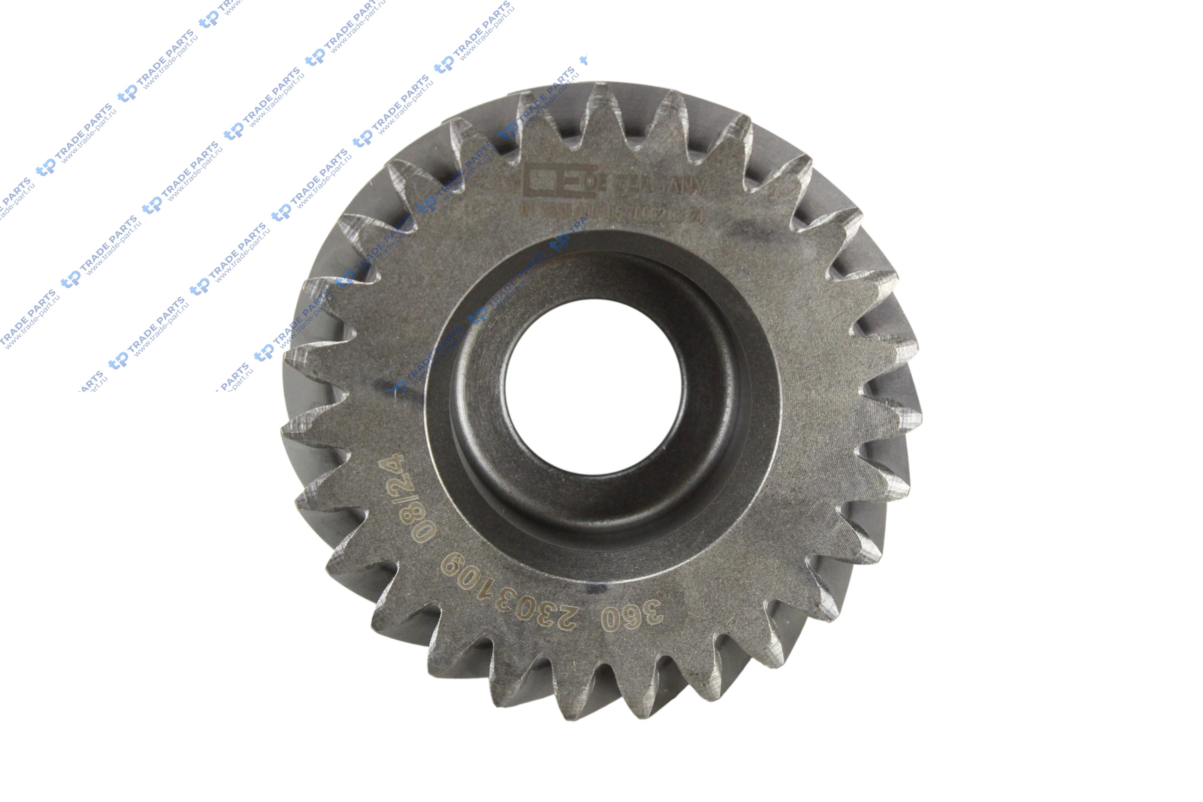 Реальная фотография шестерня компрессора| z=27 /mb om 457/travego 15/tourismo 15/setra 415/citaro 18m