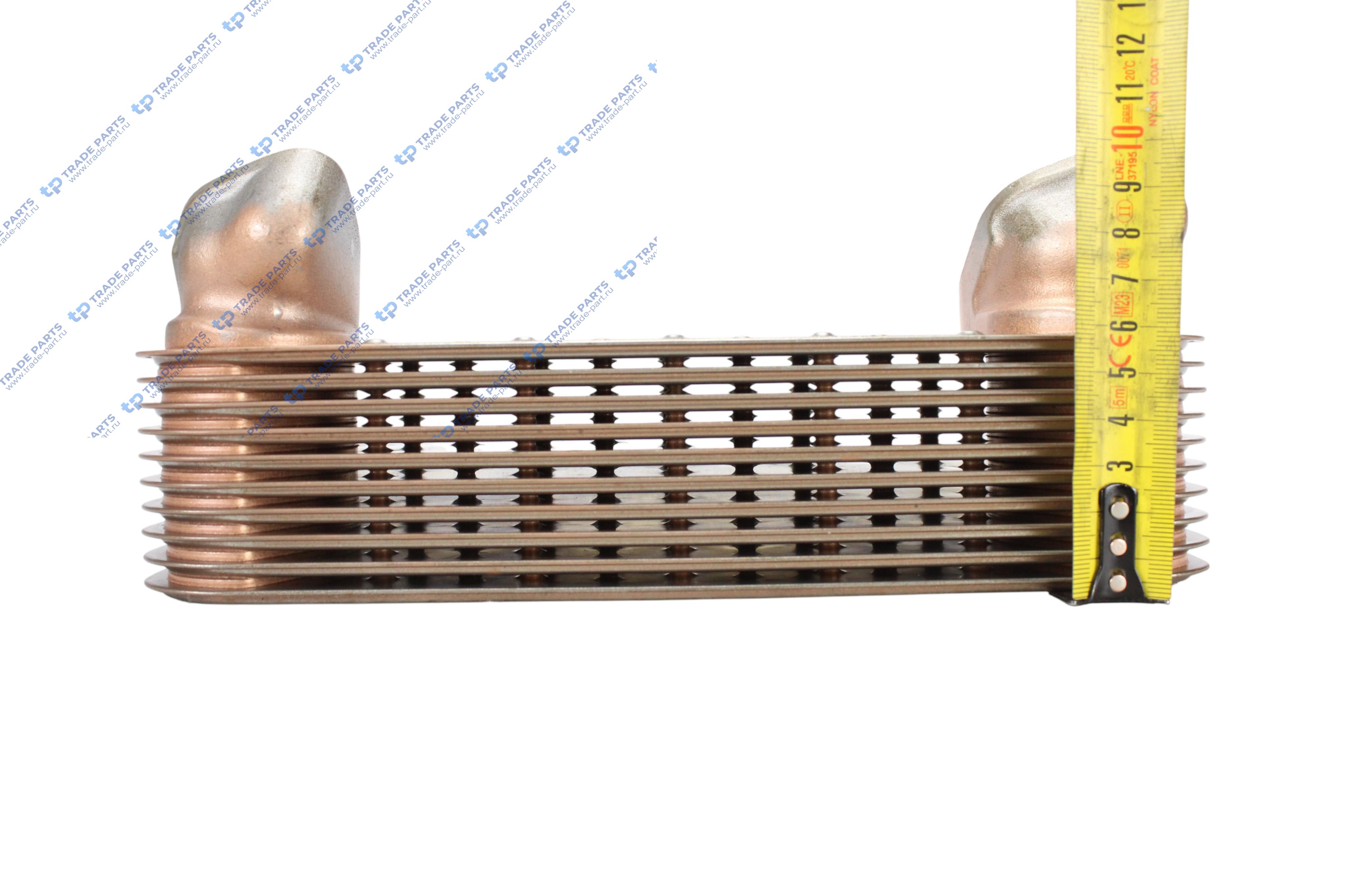 Реальная фотография радиатор масляный man d 2866/2876, man bus d2876, e/g 2866, e/g 2876, _mb bus_o400 om 401 om 402/403