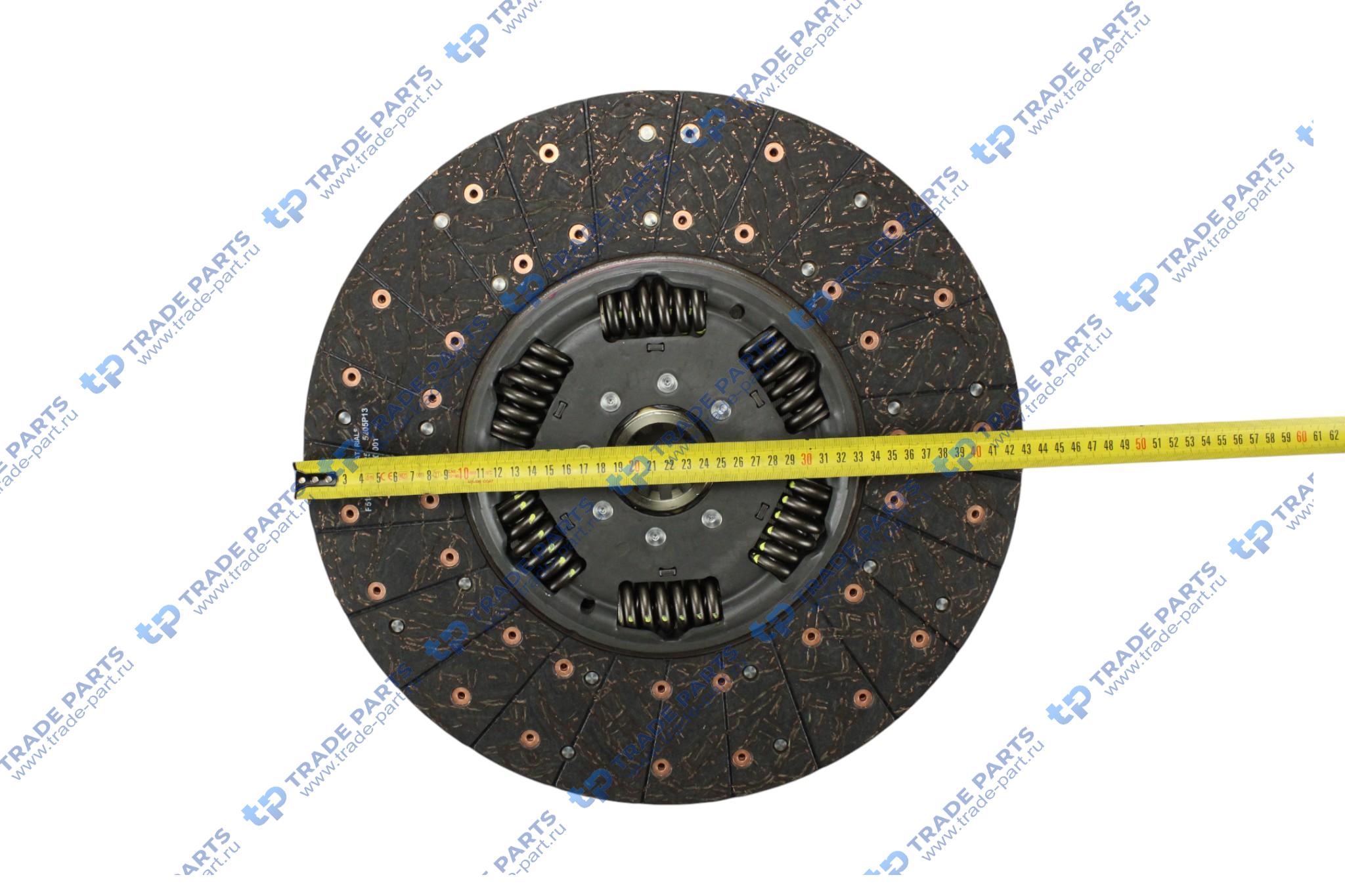 Реальная фотография комплект сцепления ford cargo (euro 6) ecotorq 9l zf 9s1310 430mm.