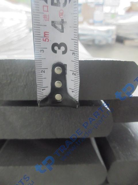 Реальная фотография лист задней рессоры №2 прямой