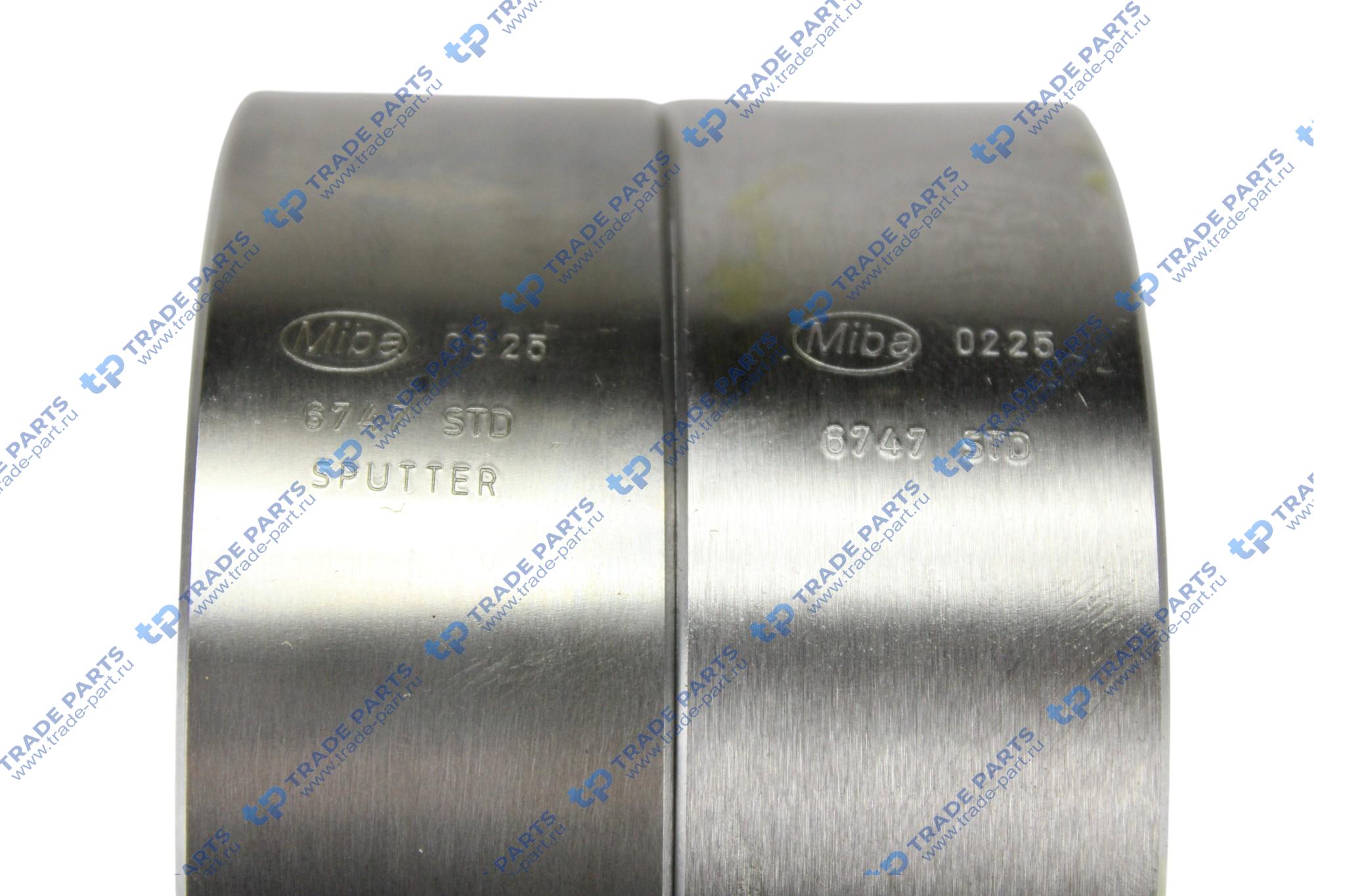 Реальная фотография вкладыши шатунные mb om904/906 std к-т на шейку (sputter)