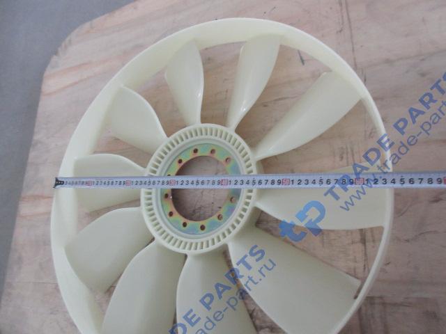 Реальная фотография крыльчатка вентилятора d=640 10 лопастей с ободом howo vg2600060446