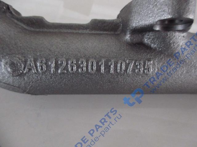 Реальная фотография коллектор выпускной wp12 (передняя и задняя части) x3000