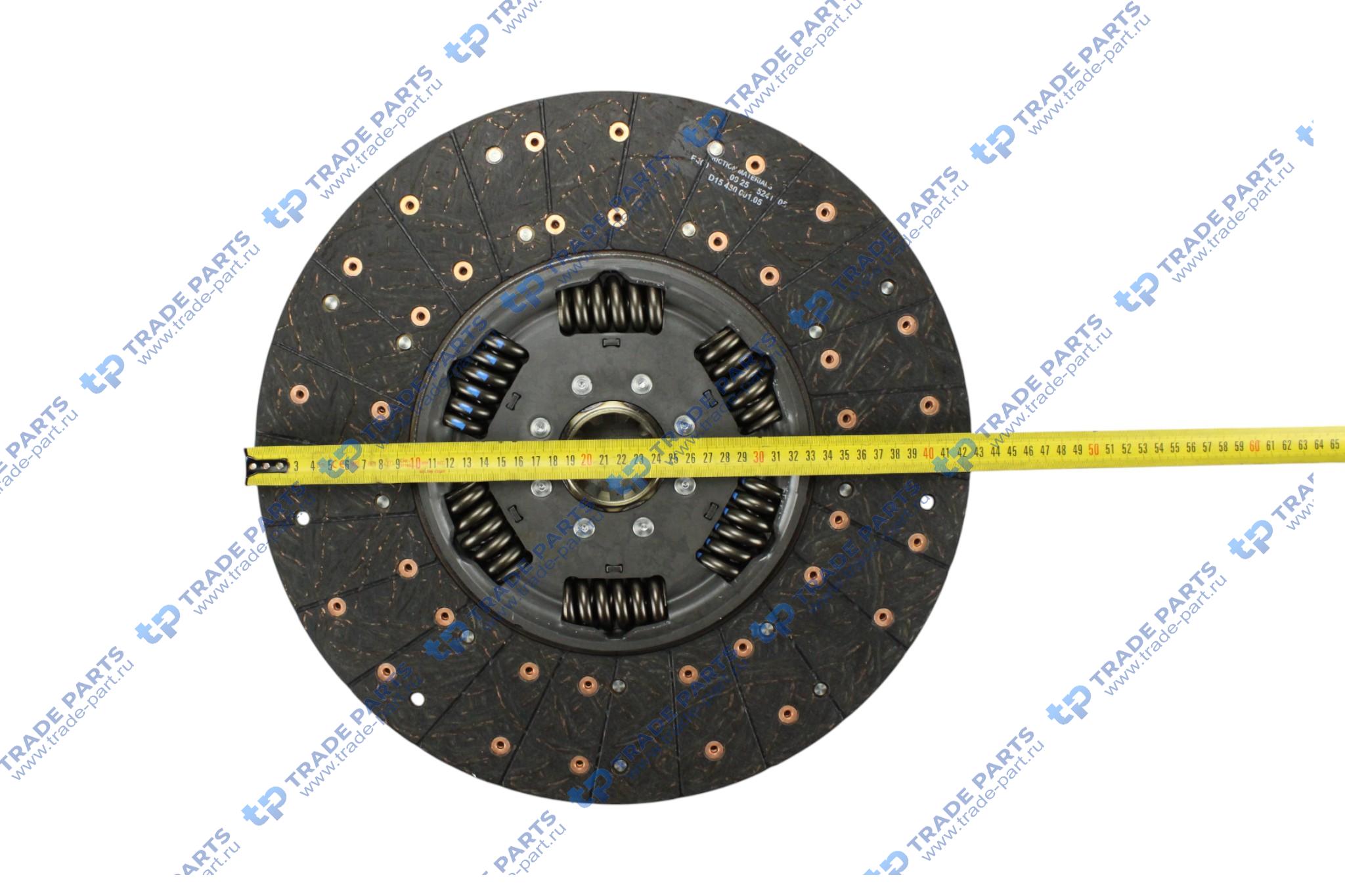 Реальная фотография комплект сцепления ford cargo ecotorq 9,0 zf 16s1620 430 mm.