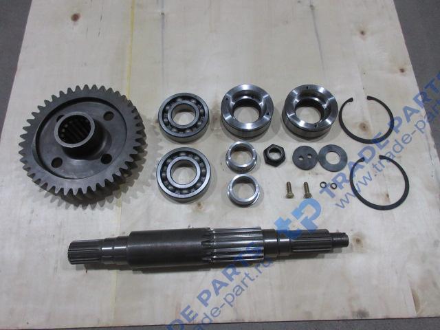 Реальная фотография вал выходной в сборе кпп sdlg lg956fh