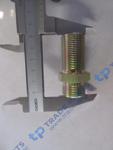 Реальная фотография штуцер прямой м22*1,5/м22*1,5 howo t5g, sitrak c7h