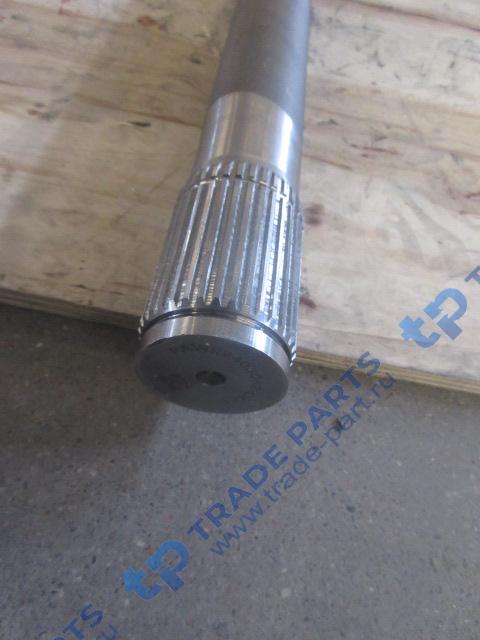 Реальная фотография полуось моста левая со шлицами блокировки faw j6 3250,3310,3250